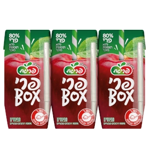 3יח פריגת מיץ תפוח אדום 200מל