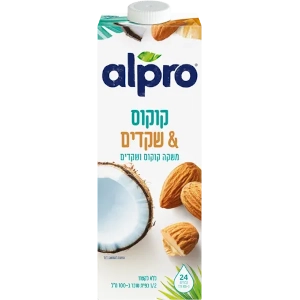 אלפרו משקה שקדים קוקוס 1ל