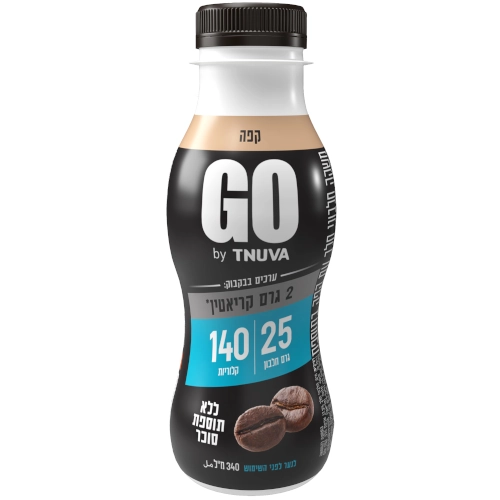 משקה GO קפה 25גר חלבון ללא תוספת סוכר